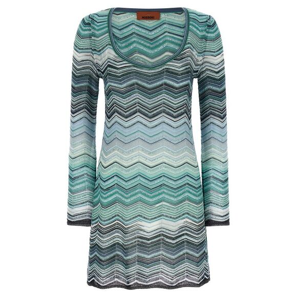 MISSONI Dresses & Skirts - Missoni Women Chevron Lamé Dress